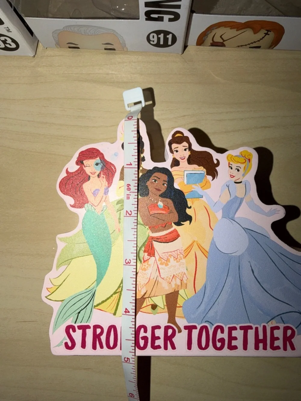 Disney Princess Pink Die-Cut Decorative Block